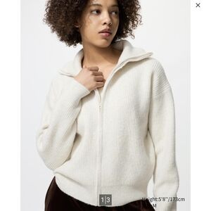 Souffle Yarn Full Zip Cardigan